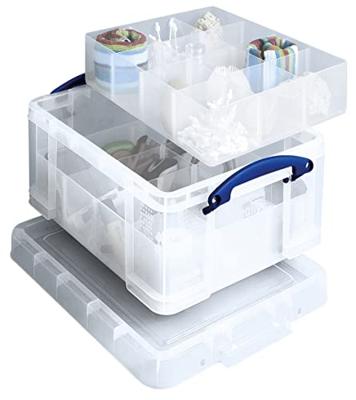 Really Useful Box opbergdoos 21 liter, transparant Really Useful Box opbergdoos 21 liter, transparant