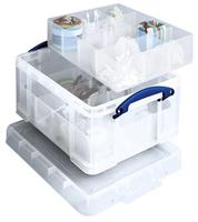 Really Useful Box opbergdoos 21 liter, transparant - thumbnail