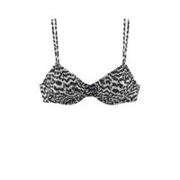 Lascana beugel bikinitop met all over print zwart/wit - thumbnail