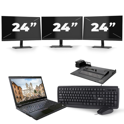 Lenovo ThinkPad L560 - Intel Core i5-6e Generatie - 15 inch - 8GB RAM - 256GB SSD - Windows 11 + 3x 24 inch Monitor Lenovo ThinkPad L560 - Intel Core i5-6e Generatie - 15 inch - 8GB RAM - 256GB SSD - Windows 11 + 3x 24 inch Monitor