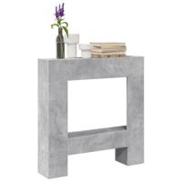 VidaXL Haardombouw 81x18x82 cm bewerkt hout betongrijs - thumbnail