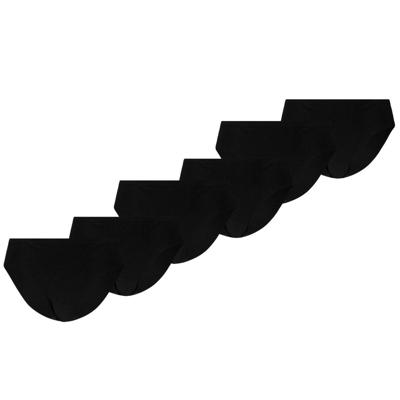 Puma Dames Briefs Invisible Cotton 6-pack Zwart-XXL