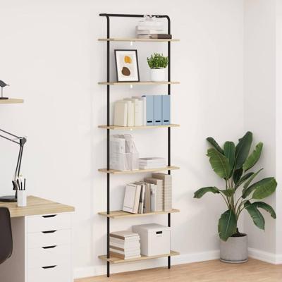 Boekenkast Sonoma eiken 60 x 24 x 203 cm Bewerkt hout