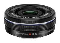 OM SYSTEM M.Zuiko Digital ED 14-42mm F/3.5-5.6 EZ Pancake zwart - thumbnail
