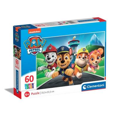 Clementoni legpuzzel super color paw patrol, 60st. Clementoni legpuzzel super color paw patrol, 60st.