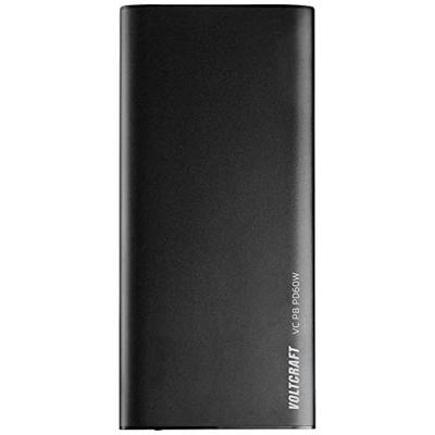 VOLTCRAFT VC PB PD60W Powerbank 26800 mAh Quick Charge 3.0, USB PD 3.0 Li-ion Zwart