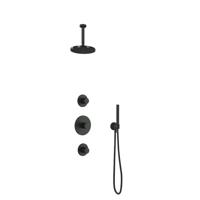 Hotbath Cobber IBS20 Regendoucheset inbouw - 15cm plafondarm - 20cm ronde hoofddouche - staafhanddouche - chroom IBS20CR2 - thumbnail