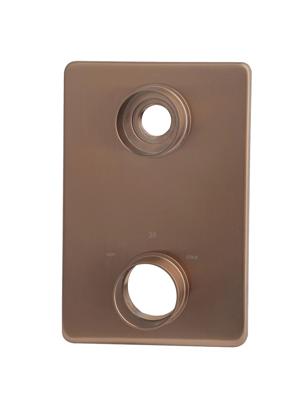 Verlengset Afbouwdeel Wiesbaden Caral 2 Weg Geborsteld Brons Koper PVD