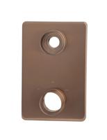 Verlengset Afbouwdeel Wiesbaden Caral 2 Weg Geborsteld Brons Koper PVD - thumbnail