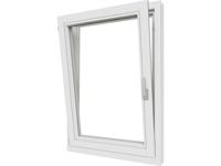 Trendhout Draai/kiepraam - 77,4x107,4 cm - linksdraaiend - wit - incl. raambeslag- - - Trendhout - thumbnail