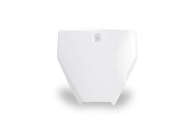 UFO PLAST startnummerbord start number plate ufo husqvarna white