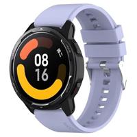 By Qubix - Compatible met Garmin Venu 2 / Garmin Venu 3 - Siliconen sportband - Lila - Compatible Garmin bandje - Bandbreedte: 22mm - thumbnail