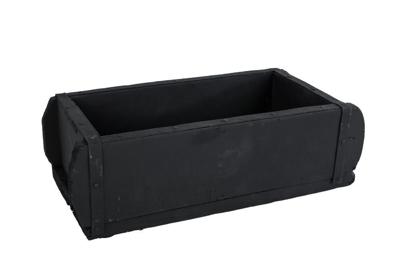 3R Kist Brick Mould zwart hout 32x14x10cm