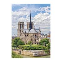 DinoToys Dino puzzel - notre-dame parijs - 1000 stukjes - thumbnail