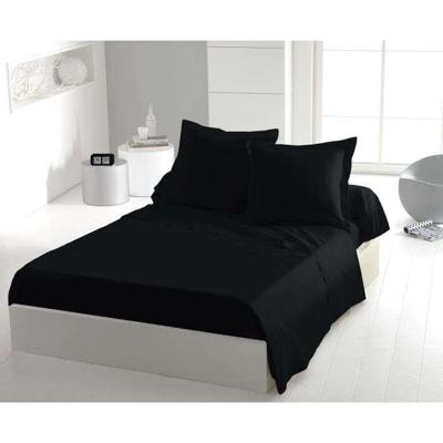 Laken - HOME LINGE PASSION - HP72093 - 82 g microvezel - 240 x 300 cm - Zwart