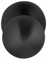 PF Rechte Wi/MK bolknop Ø50 vast op rozet Ø54 zwrt - thumbnail