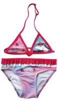 Zaska triangle bikini Unicorn polyester roze/blauw - thumbnail