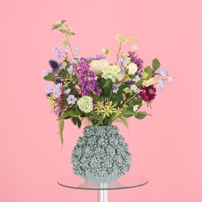 Handgebonden Kunstboeket Violet Boekarest 70cm