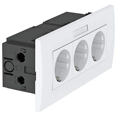 OBO Bettermann 6119433 Apparaatinzet Stopcontact (b x h x d) 185 x 84 x 60 mm 1 stuk(s) Wit