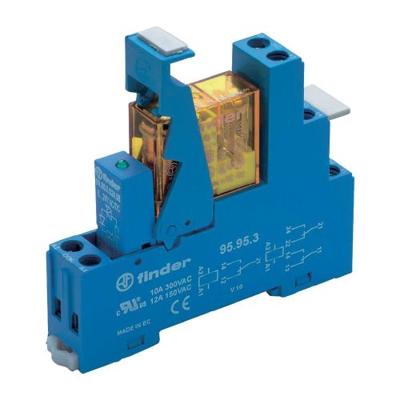 Finder 49.52.9.012.0050 Relaismodule Nominale spanning: 12 V/DC Schakelstroom (max.): 8 A 2x wisselcontact 1 stuk(s)