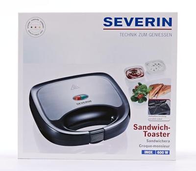 Severin SA2969 Tosti apparaat Zwart - thumbnail