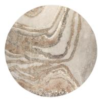 Zuiver Rond Vloerkleed 'Solar' 240cm, kleur Grijs/Bruin - thumbnail