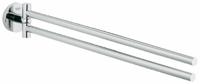 GROHE Essentials Handdoekhouder - 45cm - dubbel - draaibaar - chroom 40371001 - thumbnail