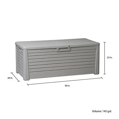 Toomax kussenbox florida 147x71x60cm warm grijs