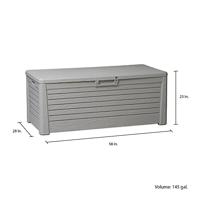 Toomax kussenbox florida 147x71x60cm warm grijs - thumbnail