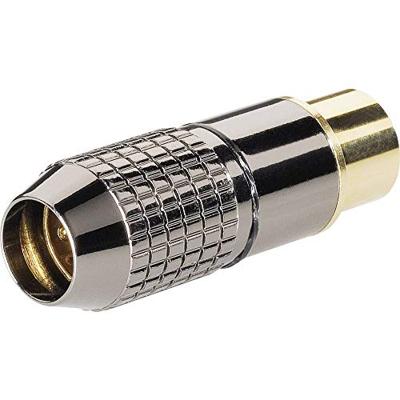 BKL Electronic 0204116 Miniatuur-DIN-connector Bus, recht Aantal polen: 6 Zwart 1 stuk(s)