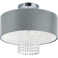 LED Plafondlamp Rond Mat Zilver Aluminium - E14 Fitting - Moderne Verlichting - thumbnail