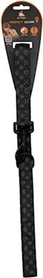 Spotted! Pro Dog Leash Huisdierriem met musketonsluiting, extra D-ring, weerbestendig en waterdicht, 120 cm, antraciet