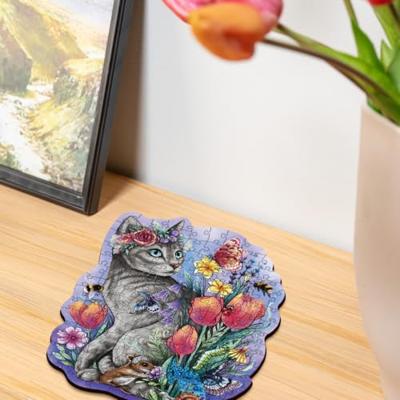 Ravensburger legpuzzel lovely cat, 1000st.