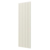 Designradiator Plieger Cavallino Retto Dubbel 1716 Watt Middenaansluiting 200x60,2 cm Wit Structuur - thumbnail