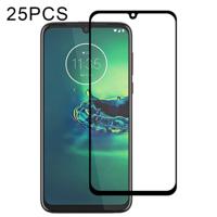Voor Motorola Moto G8 Plus 25 PCS Full Glue Full Cover Screen Protector Tempered Glass Film - thumbnail