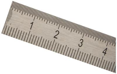 Sola Buigbare lineaal 150x13x0,5mm RVS LSS150, dubbelzijdige maatverdeling mm/cm - 56103001 - 56103001