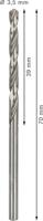 Bosch Accessoires Metaalboren HSS-G, Standard 3,5 x 39 x 70 mm 10st - 2608595058 - thumbnail