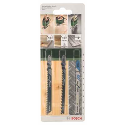 Bosch Accessoires Decoupeerzaagbladeset 1Xt111C,T244D,T118B | 3-delig - 2609256741 Bosch Accessoires Decoupeerzaagbladeset 1Xt111C,T244D,T118B | 3-delig - 2609256741