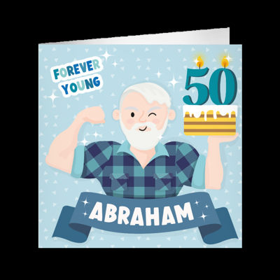 XL Greeting Cards Abraham 50