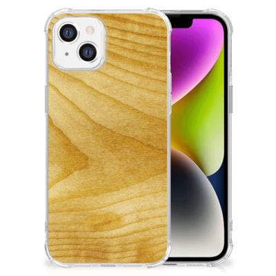 iPhone 14 Stevig Telefoonhoesje Licht Hout iPhone 14 Stevig Telefoonhoesje Licht Hout