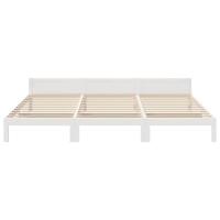 Bedframe Family zonder matras 240x200 cm massief grenenhout wit - thumbnail