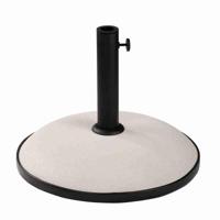 Marbueno Parasol Rond Cement 45x36 cm 20KG Wit Tuin, Zwembad en Terras 10451 - thumbnail