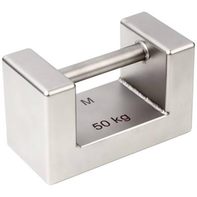 Kern 346-09 M1 50 kg testgewicht block, roestvrij staal