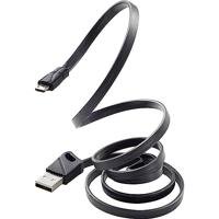 Renkforce USB-kabel USB 2.0 USB-A stekker, USB-micro-B stekker 1.00 m Zwart RF-3376010 - thumbnail
