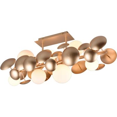 LED Plafondlamp - Trio Select Bubble - 8 Lichtpunten - G9-fitting - Goud - Metaal