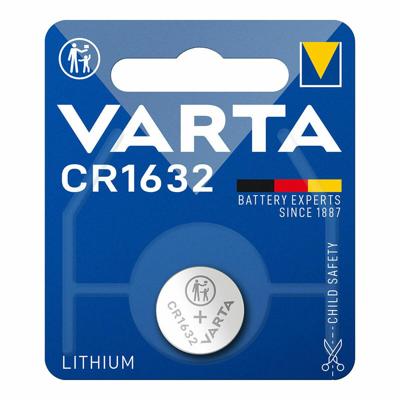 Varta 6632112401 - Batterij Ion (CR-1632, 3 V) zilver
