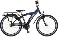 Alpina yabber j24 jet black metallic matt - sporty blue ma. - thumbnail