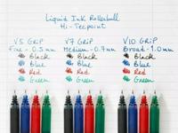Pen Roller Pilot V5 Grip Zwart 0,3 mm (12 Stuks) - thumbnail