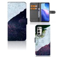 OPPO Find X3 Neo 5G | Book Case | Sea in Space | Portemonnee hoesje - thumbnail
