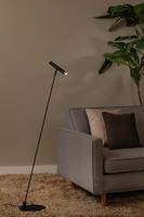 Lucide ALEC - Vloerlamp - LED 3 StepDim - G9 - 1x3W 2700K - Inclusief omwisselbare ringen - Zwart - thumbnail
